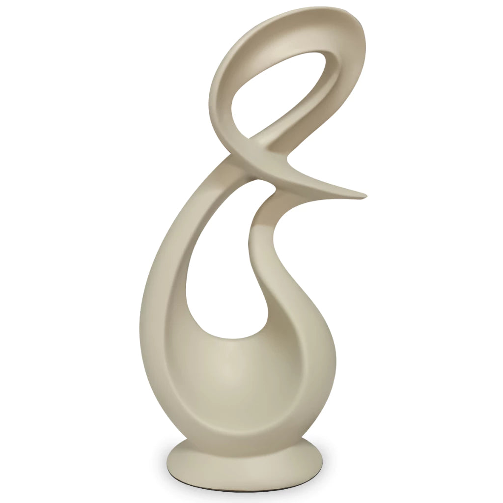 Escultura Decorativa Infinito NOXHome | Design Abstrato Moderno em Cerâmica