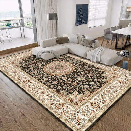 Tapete Belga Estampado NOXHome | Antiderrapante Sala e Quarto 1,50x1,00m – Coleção Exclusiva