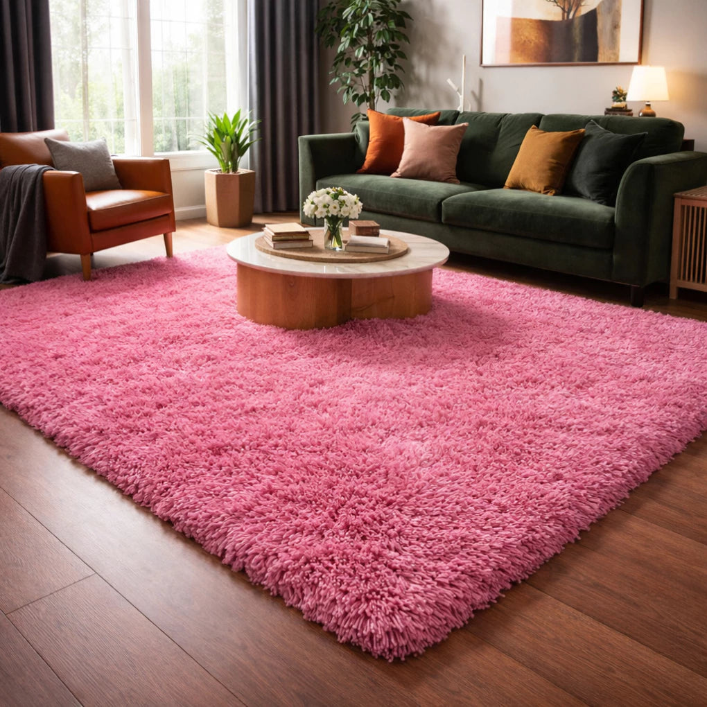 Tapete Peludo Shaggy NOXHome | Felpudo Antiderrapante Sala e Quarto 2,00x2,40m