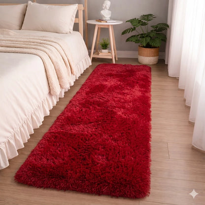Tapete Passadeira Peludo Shaggy NOXHome | Felpudo Antiderrapante 2,00x0,60m