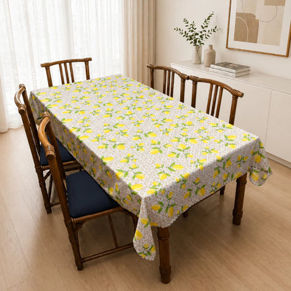 Toalha de Mesa Retangular NOXHome | Tecido Oxford 6 Lugares 2,00x1,40m – Fácil de Limpar