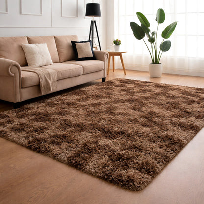 Tapete Peludo Shaggy NOXHome | Felpudo Antiderrapante Sala e Quarto 2,00x1,50m