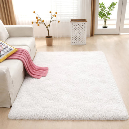 Tapete Peludo Shaggy NOXHome | Felpudo Antiderrapante Sala e Quarto 1,00x1,50m