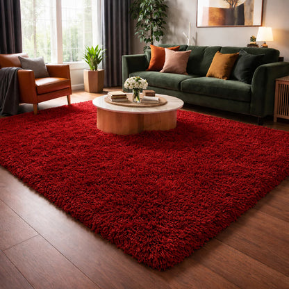 Tapete Peludo Shaggy NOXHome | Felpudo Antiderrapante Sala e Quarto 2,00x2,40m