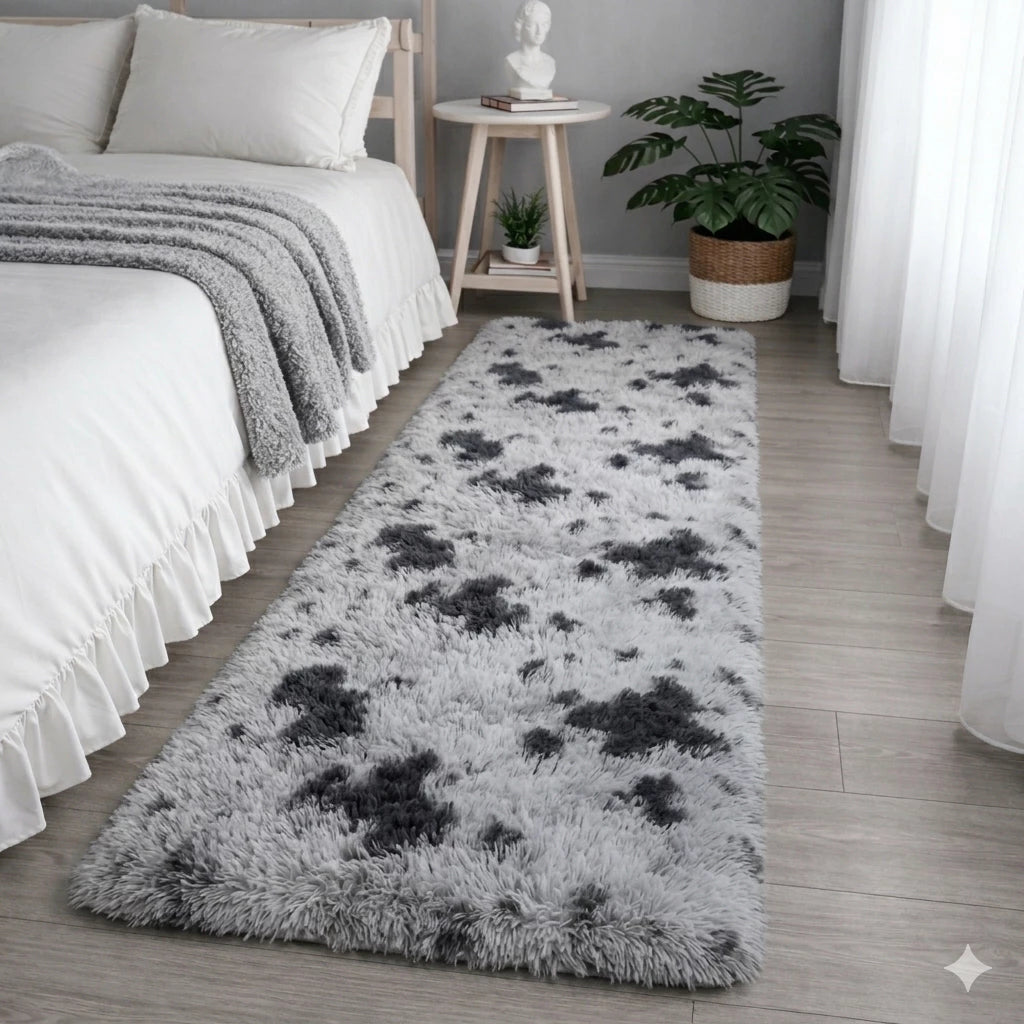Tapete Passadeira Peludo Shaggy NOXHome | Felpudo Antiderrapante 2,00x0,60m