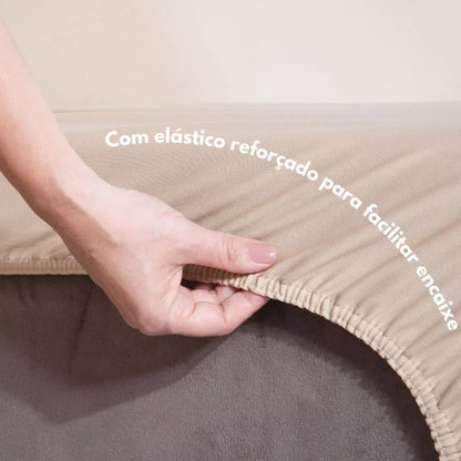 Capa Protetora Sofá Retrátil com Braço Elástica NOXHome