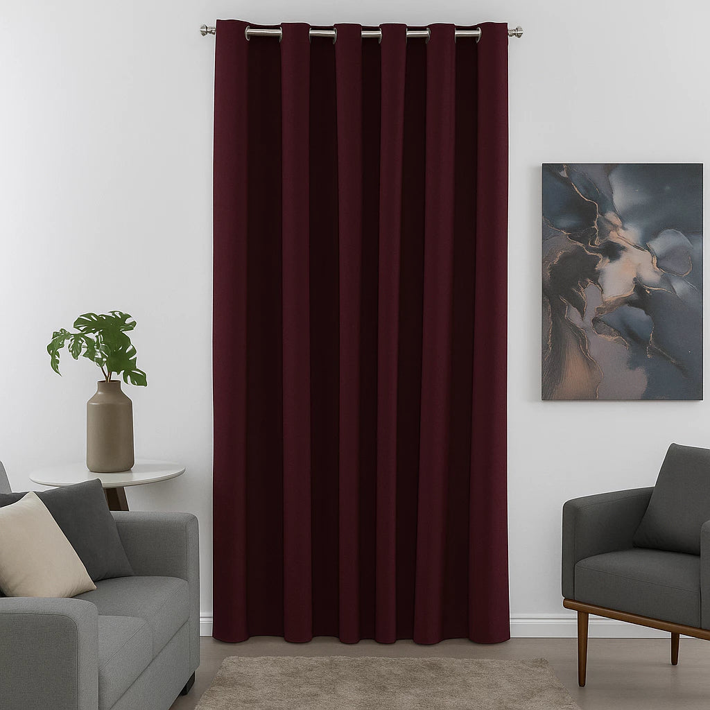 Cortina Porta Blackout Tecido Prime NOXHome | Reduz Calor Folha Única 1,40x2,20m