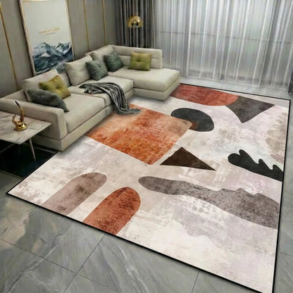 Tapete Belga Estampado NOXHome | Antiderrapante Sala e Quarto 1,50x1,00m – Coleção Exclusiva