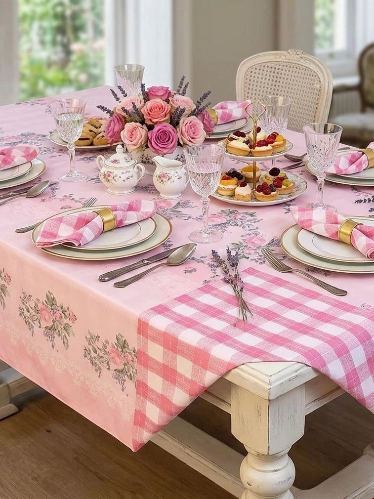 Toalha de Mesa Dupla Face NOXHome | PVC Impermeável Reversível 4 a 12 Lugares – 2 em 1