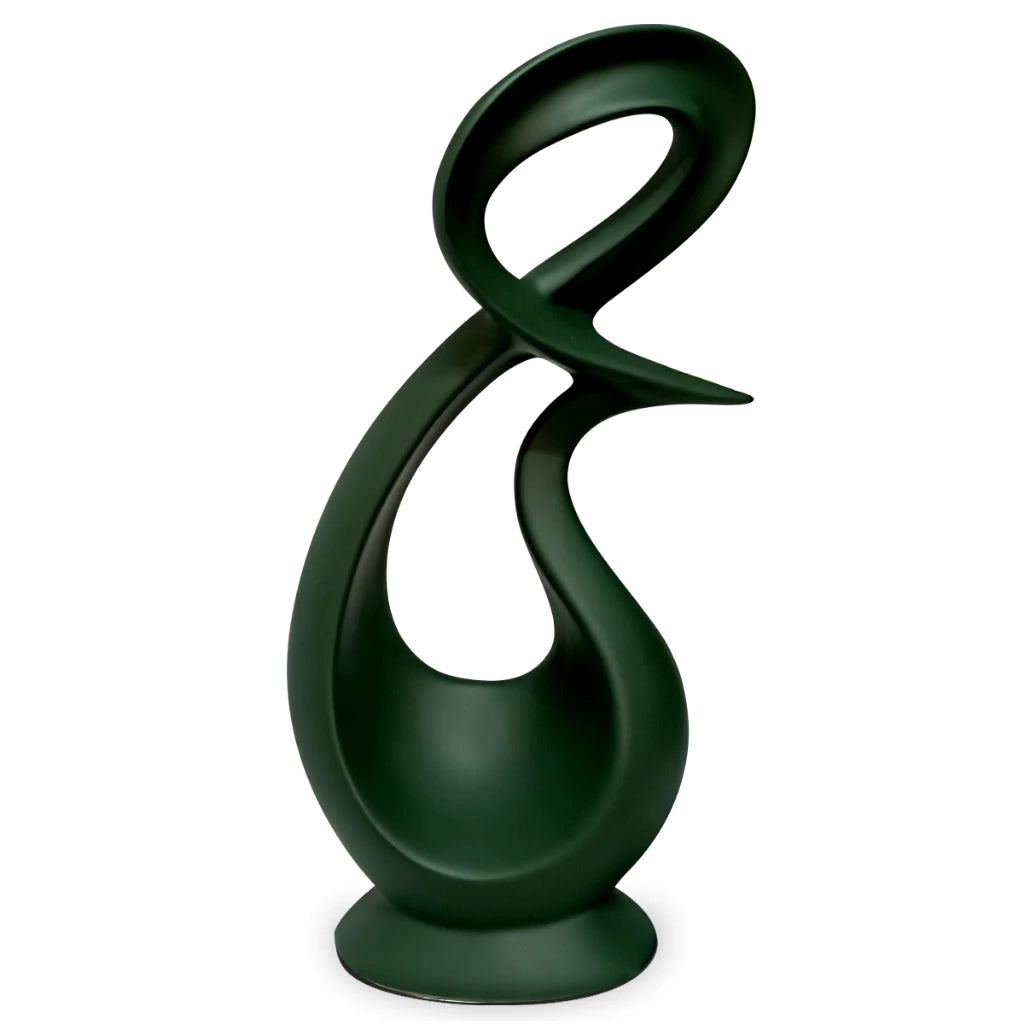 Escultura Decorativa Infinito NOXHome | Design Abstrato Moderno em Cerâmica