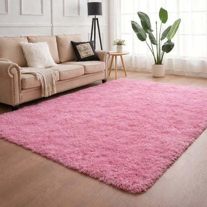 Tapete Peludo Shaggy NOXHome | Felpudo Antiderrapante Sala e Quarto 2,00x1,50m