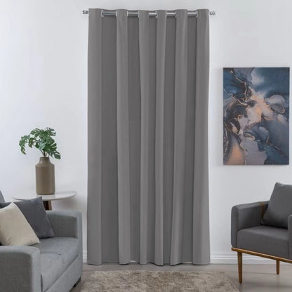 Cortina Porta Blackout Tecido Prime NOXHome | Reduz Calor Folha Única 1,40x2,20m