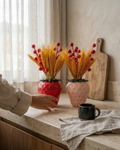 Vaso Morango Cerâmica NOXHome