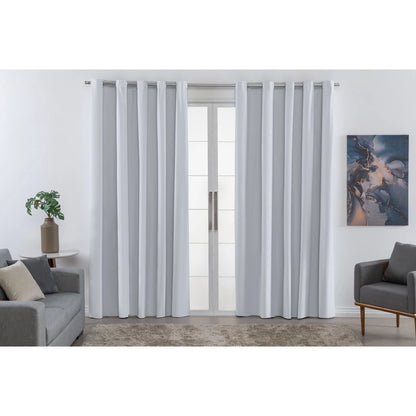Cortina Blackout PVC NOXHome | 100% Blecaute para Varão Simples 2,80x3,00m