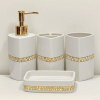 Kit4 Triângulo Branco Pedraria