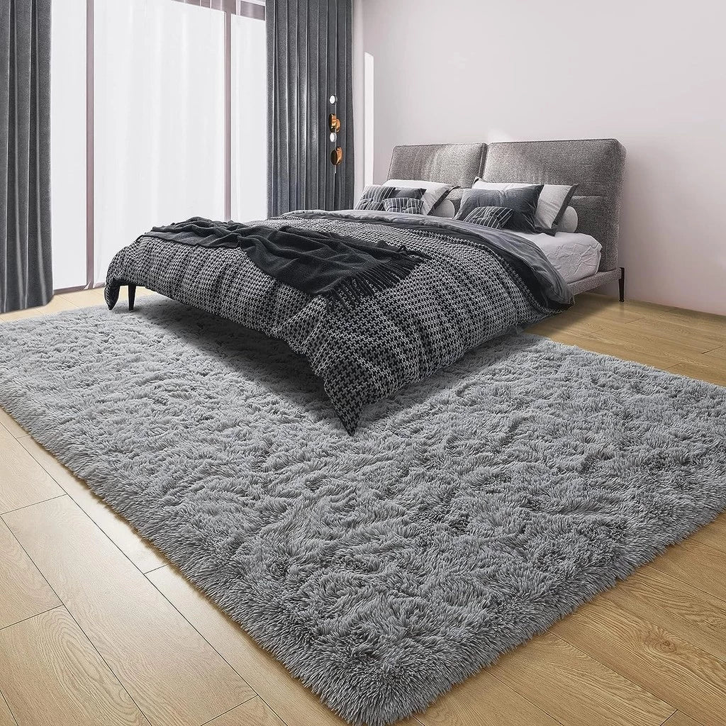 Tapete Peludo Shaggy NOXHome | Felpudo Antiderrapante Sala e Quarto 2,00x1,50m