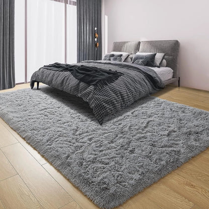 Tapete Peludo Shaggy NOXHome | Felpudo Antiderrapante Sala e Quarto 2,00x1,50m