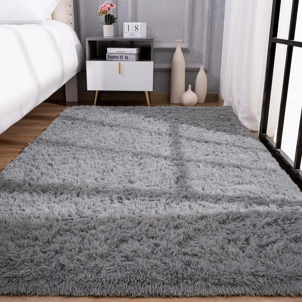 Tapete Peludo Shaggy NOXHome | Felpudo Antiderrapante Sala e Quarto 2,00x1,50m