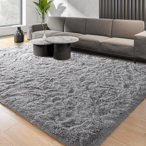 Tapete Peludo Shaggy NOXHome | Felpudo Antiderrapante Sala e Quarto 2,00x1,50m