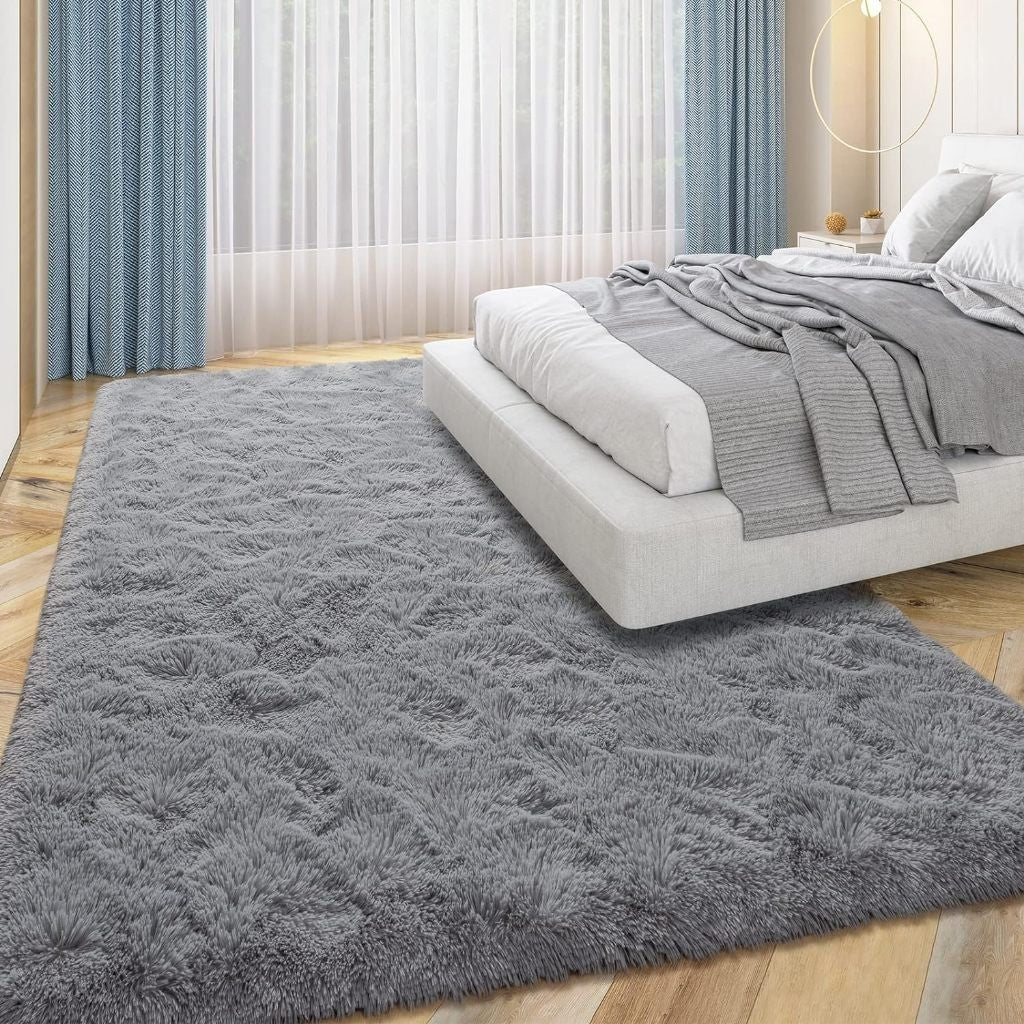 Tapete Peludo Shaggy NOXHome | Felpudo Antiderrapante Sala e Quarto 2,00x2,40m