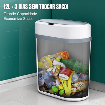Lixeira Automática 12L Sensor Infravermelho NOXHome
