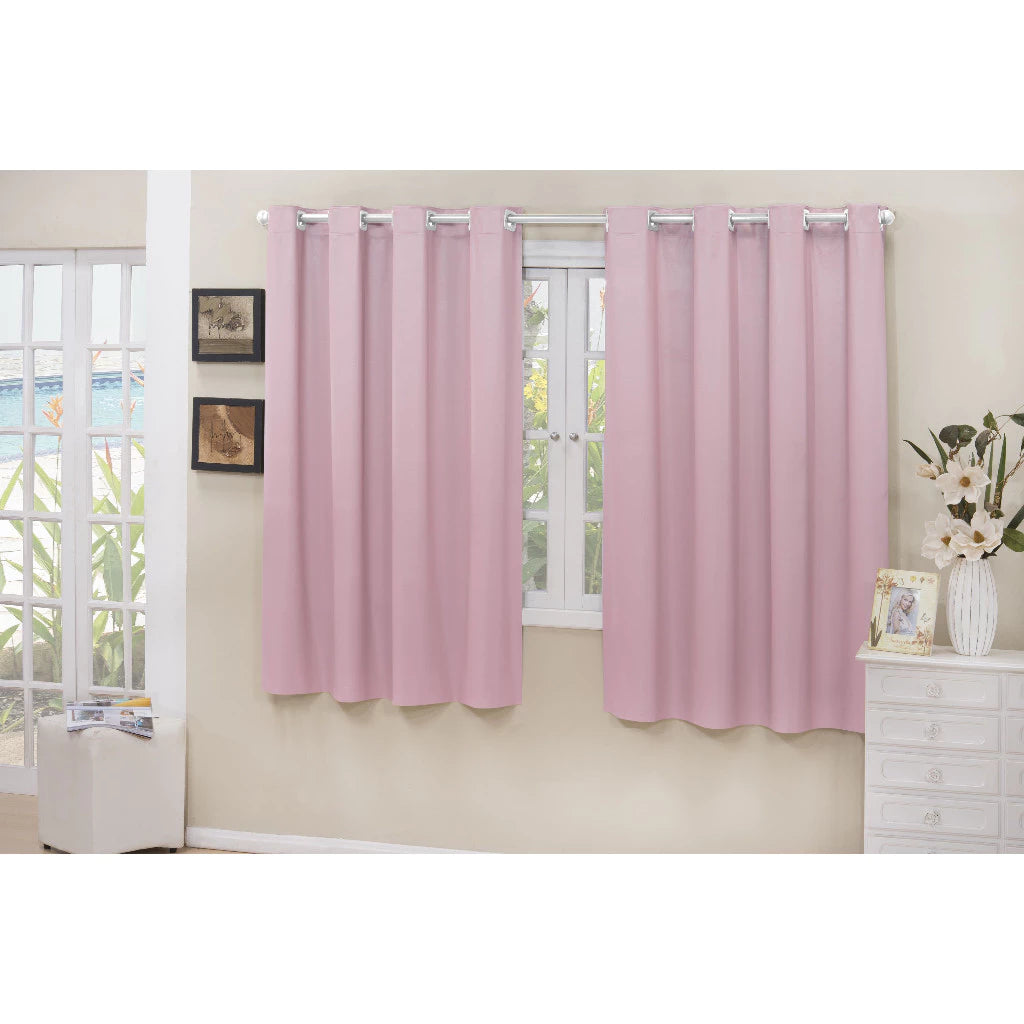 Cortina Blackout PVC 100% NOXHome | Corta Luz Quarto e Sala – Ilhós Cromados