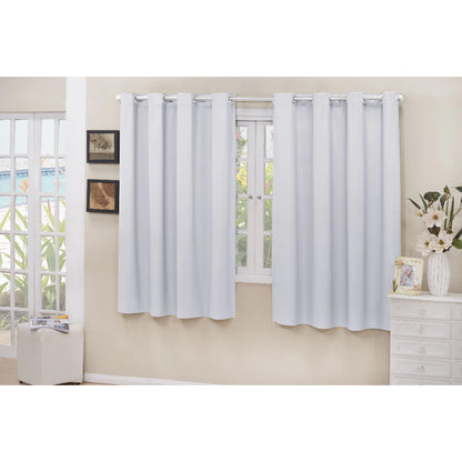 Cortina Blackout PVC 100% NOXHome | Corta Luz Quarto e Sala – Ilhós Cromados