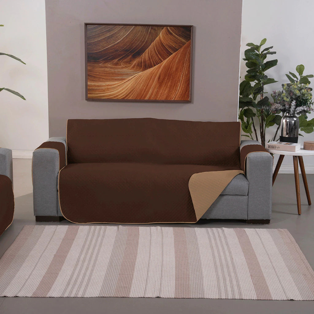 Protetor de Sofá Impermeável Dupla Face NOXHome | Matelado com Porta-Objetos 1, 2, 3 e 4 Lugares