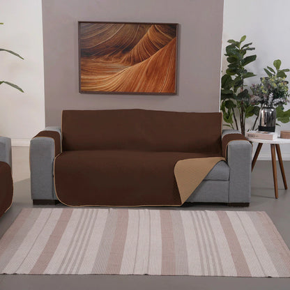 Protetor de Sofá Impermeável Dupla Face NOXHome | Matelado com Porta-Objetos 1, 2, 3 e 4 Lugares