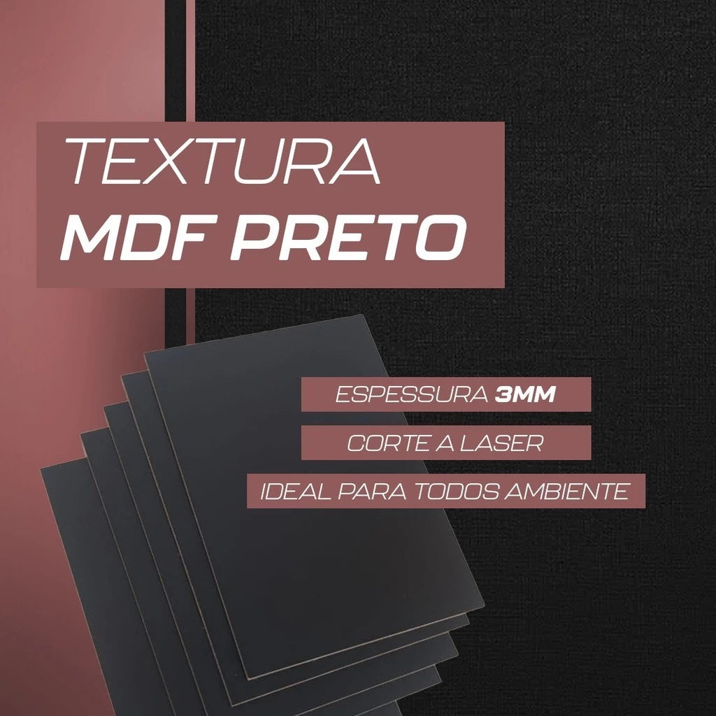 Kit Quadros Decorativos Cantinho do Café NOXHome | MDF Recorte a Laser 4 Peças – Com Fita Dupla Face
